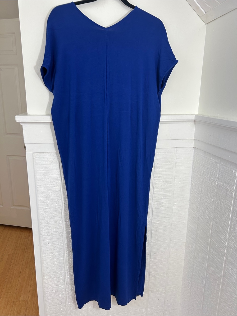 Lilla P V Neck Maxi Dress/ Coverup, double side slits XS, summer beach vacation - Picture 5 of 7
